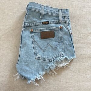 Wrangler Women's Light Blue Denim Shorts